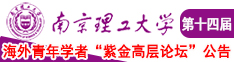 操小穴免费网站南京理工大学第十四届海外青年学者紫金论坛诚邀海内外英才！